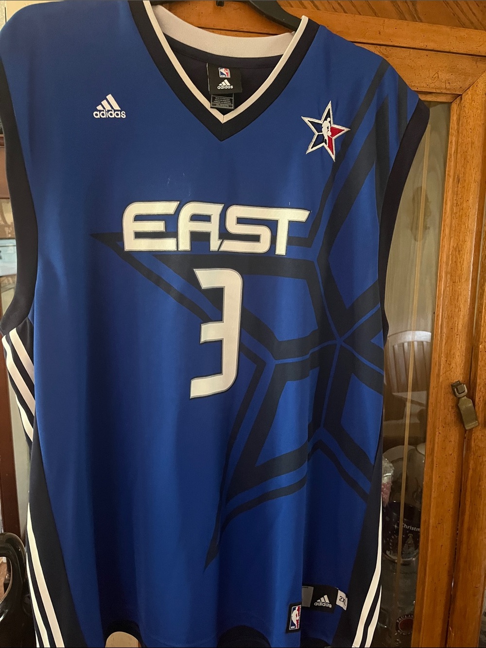 adidas Blue EAST #3 All-Star Basketball Jersey